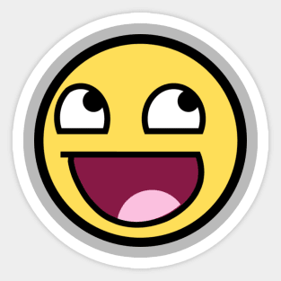 Awesome Face Epic Smiley Sticker